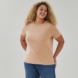 Joe Fresh Women+ Essential Organic Cotton T-Shirt 1 ea, $16.00/1ea