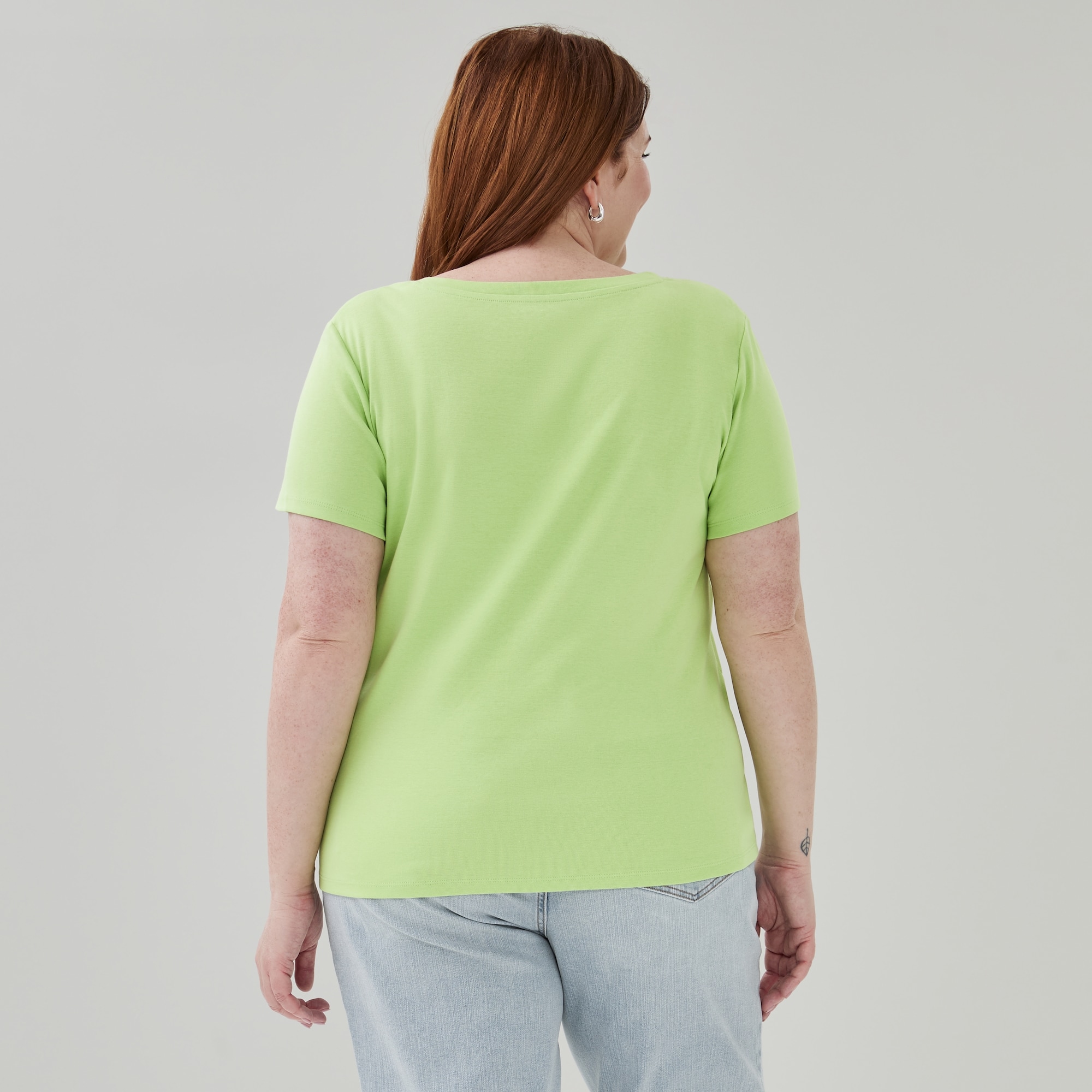 Women+ Essential Organic Cotton V-Neck T-Shirt