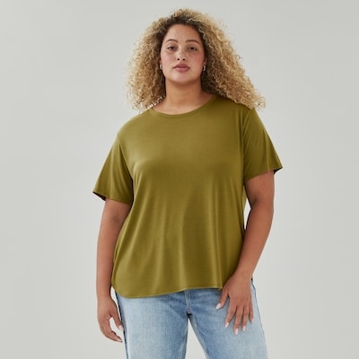 Women+ Crewneck T-Shirt - Olive