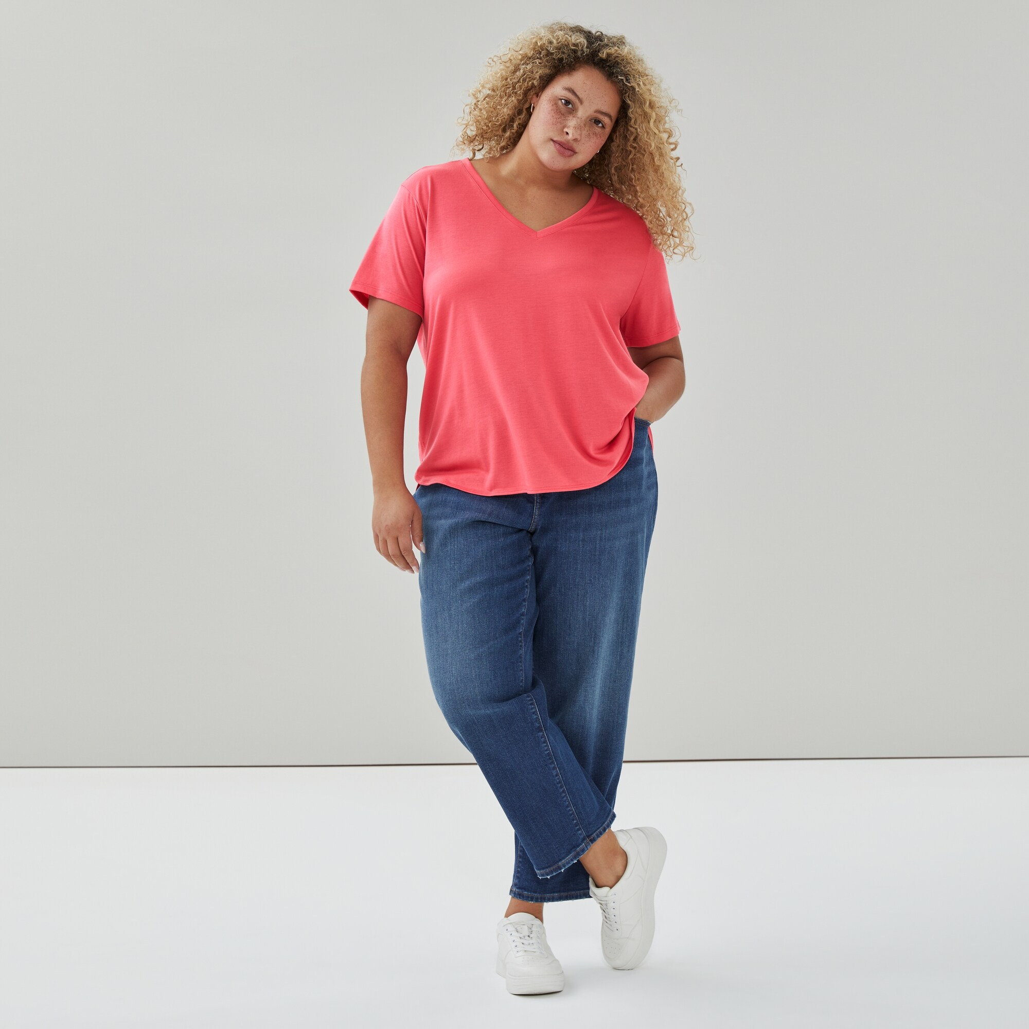 Women+ V-Neck T-Shirt