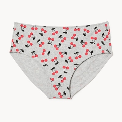 Women+ Picot Brief - Grey