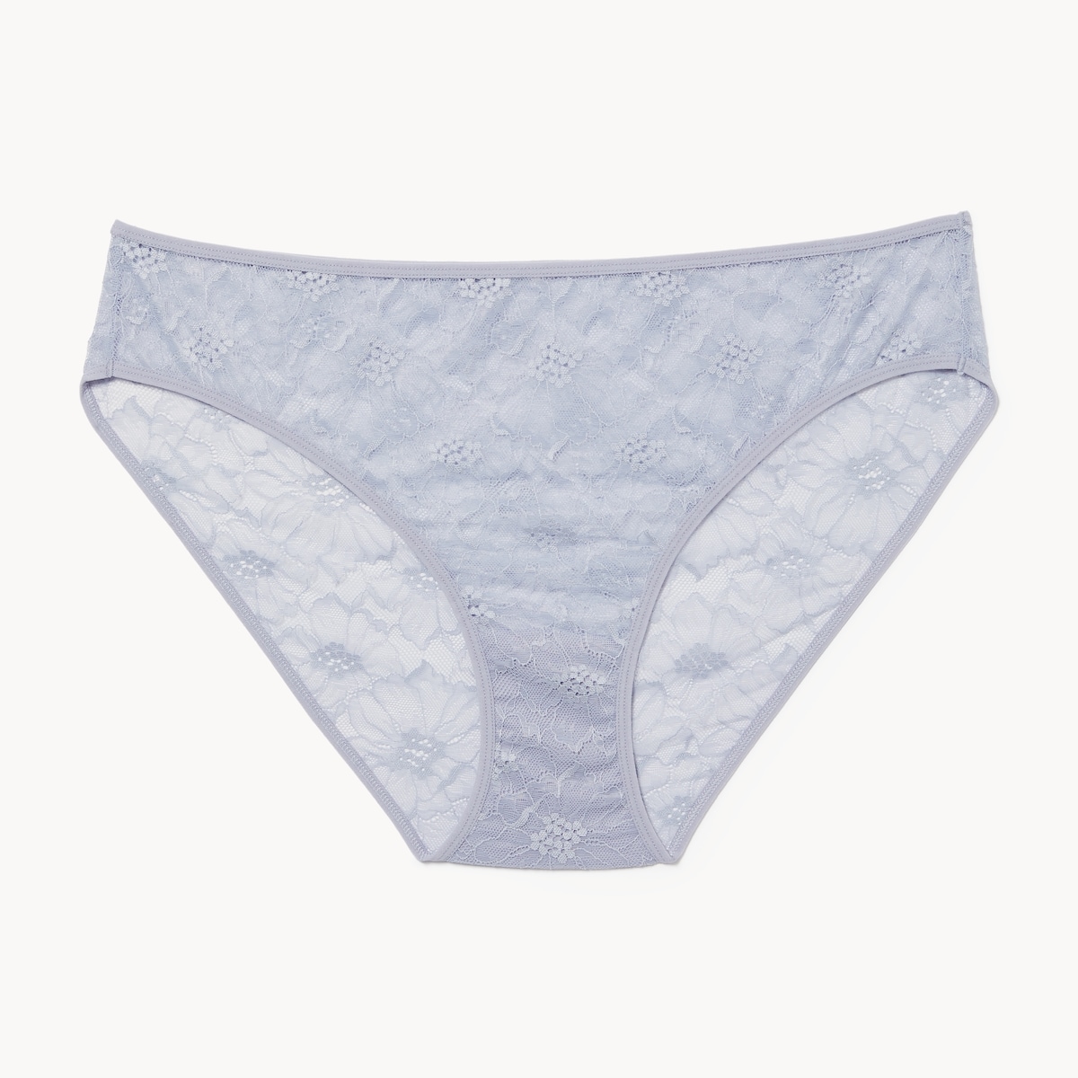 Culotte bikini en dentelle Femmes+ - Bleu Cendr
