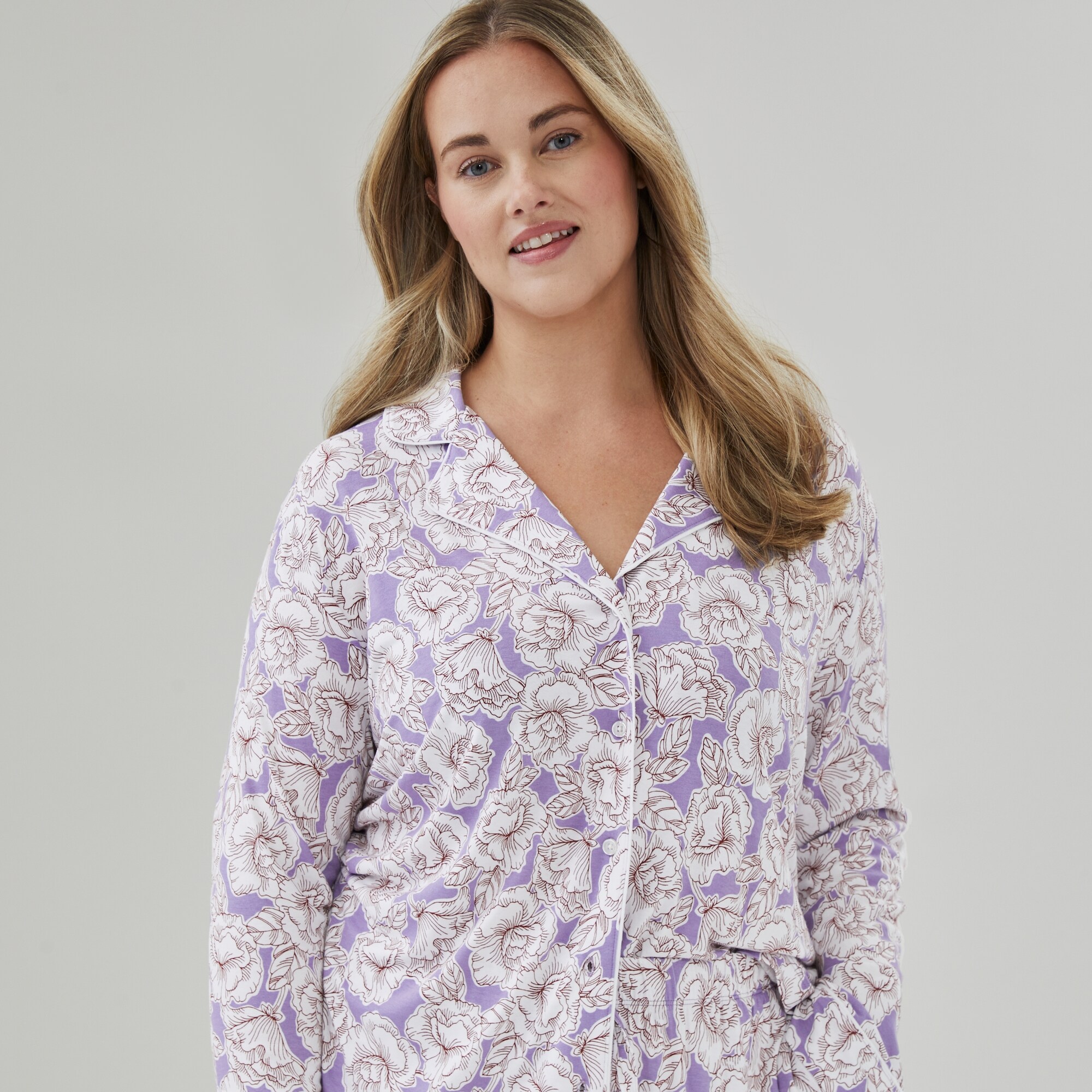 Ensemble pyjama imprimé Femmes+