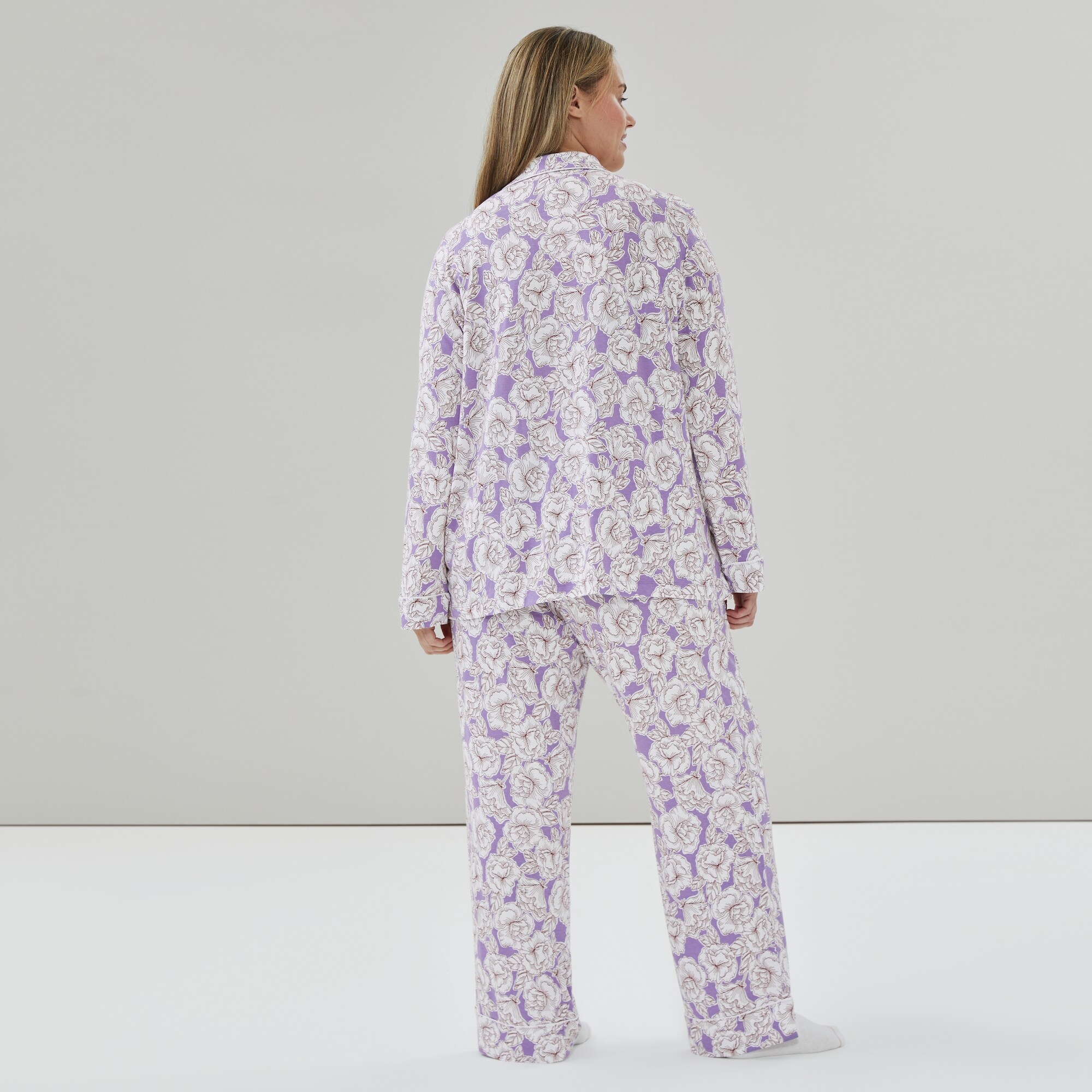Ensemble pyjama imprimé Femmes+