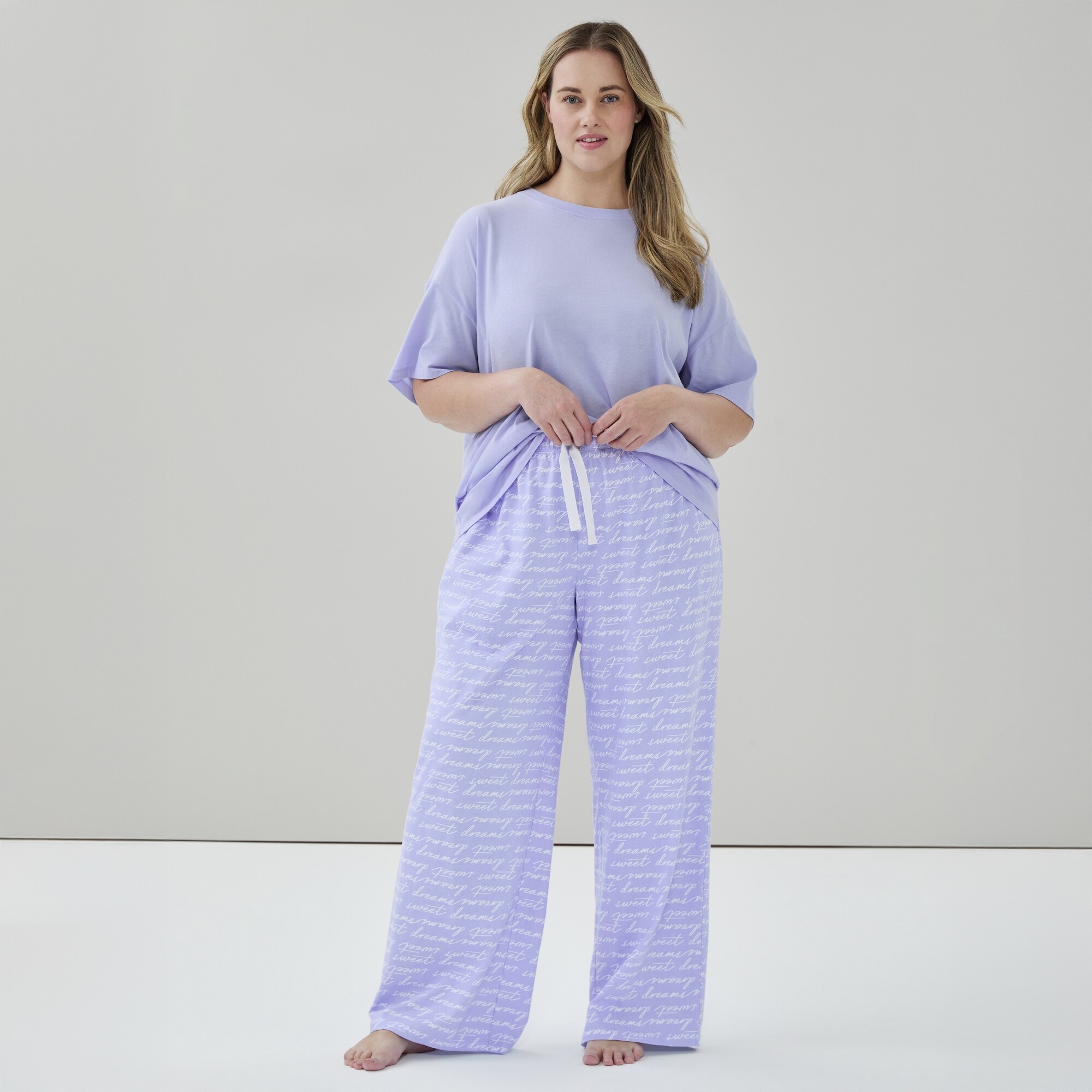Pantalon de nuit imprimé Femmes+