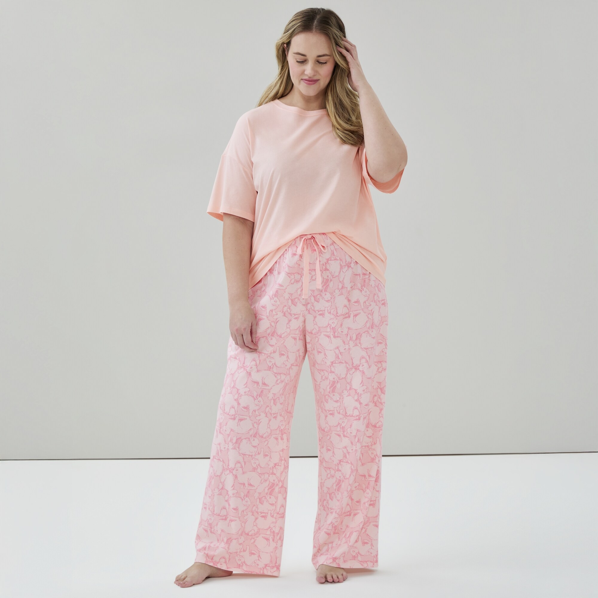 Pantalon de nuit imprimé Femmes+