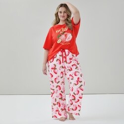 Pantalon De Pyjama Femme NUIT - Taille 16 - Imprimé Citrons - Marque TU - Neuf Avec étiquettes