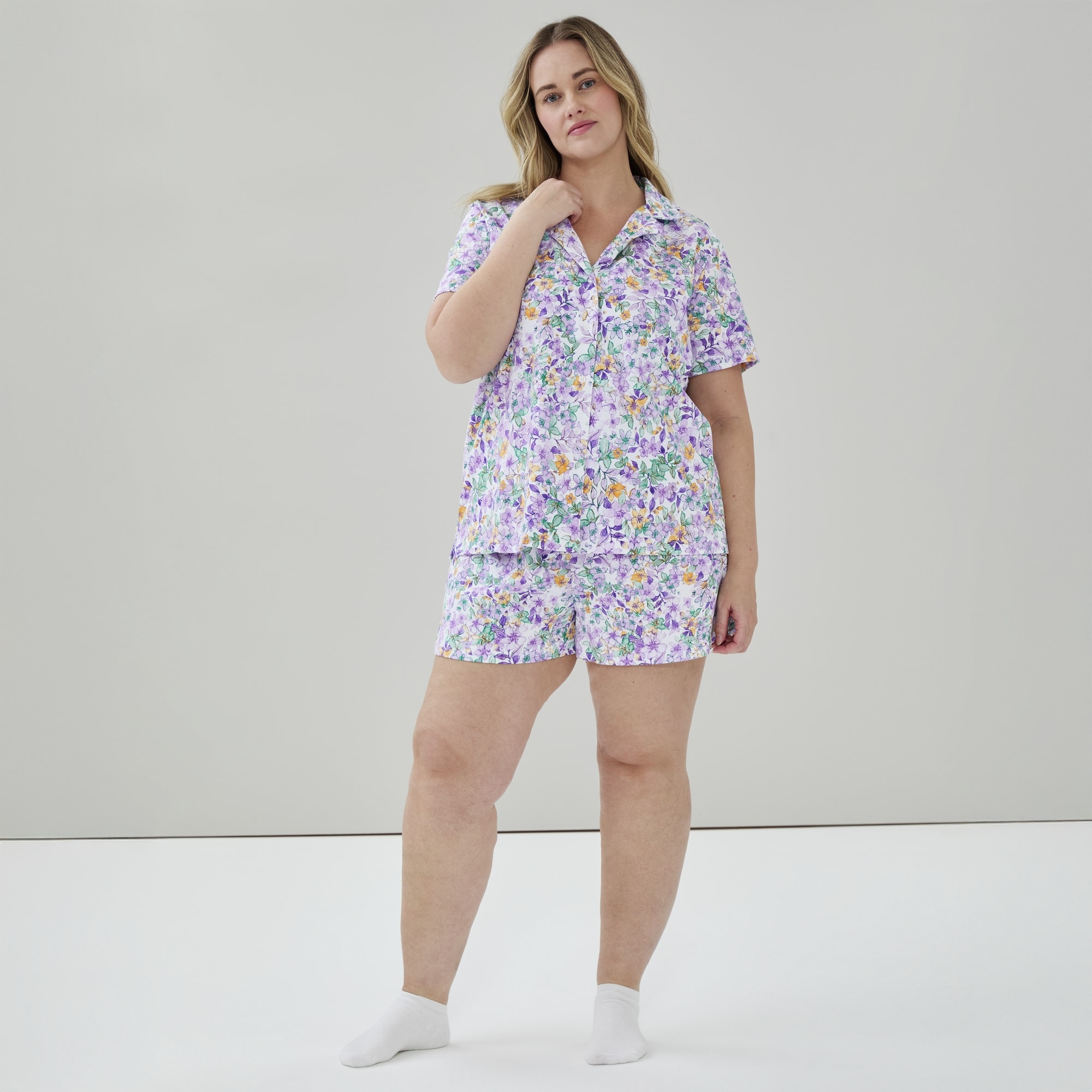 Ensemble pyjama imprimé Femmes+