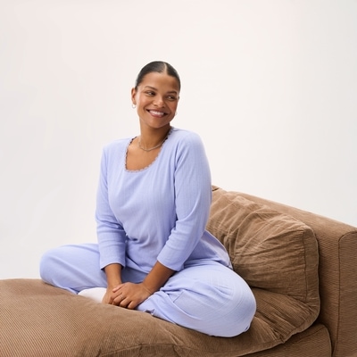 Joe Fresh Women+ Pointelle 3/4 Sleeve Sleep Top 1 ea, $22.00/1ea