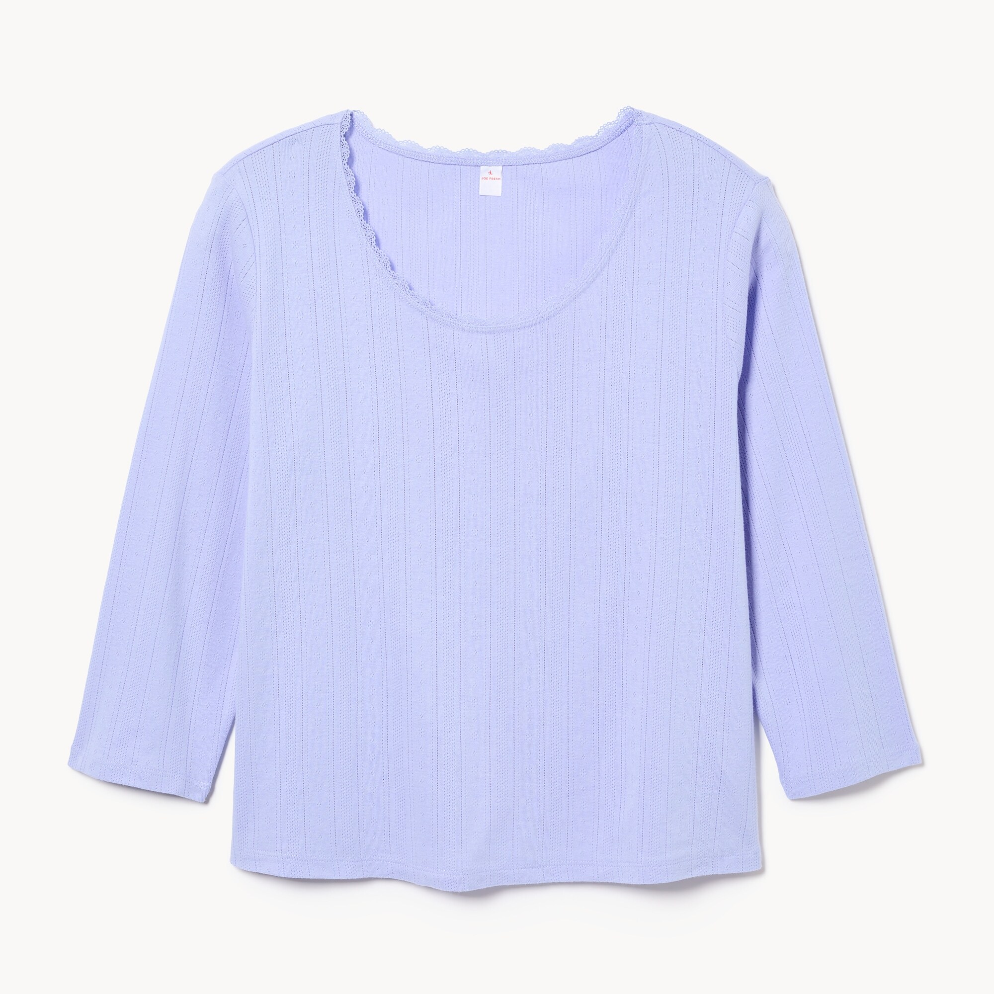 Women+ Pointelle 3/4 Sleeve Sleep Top