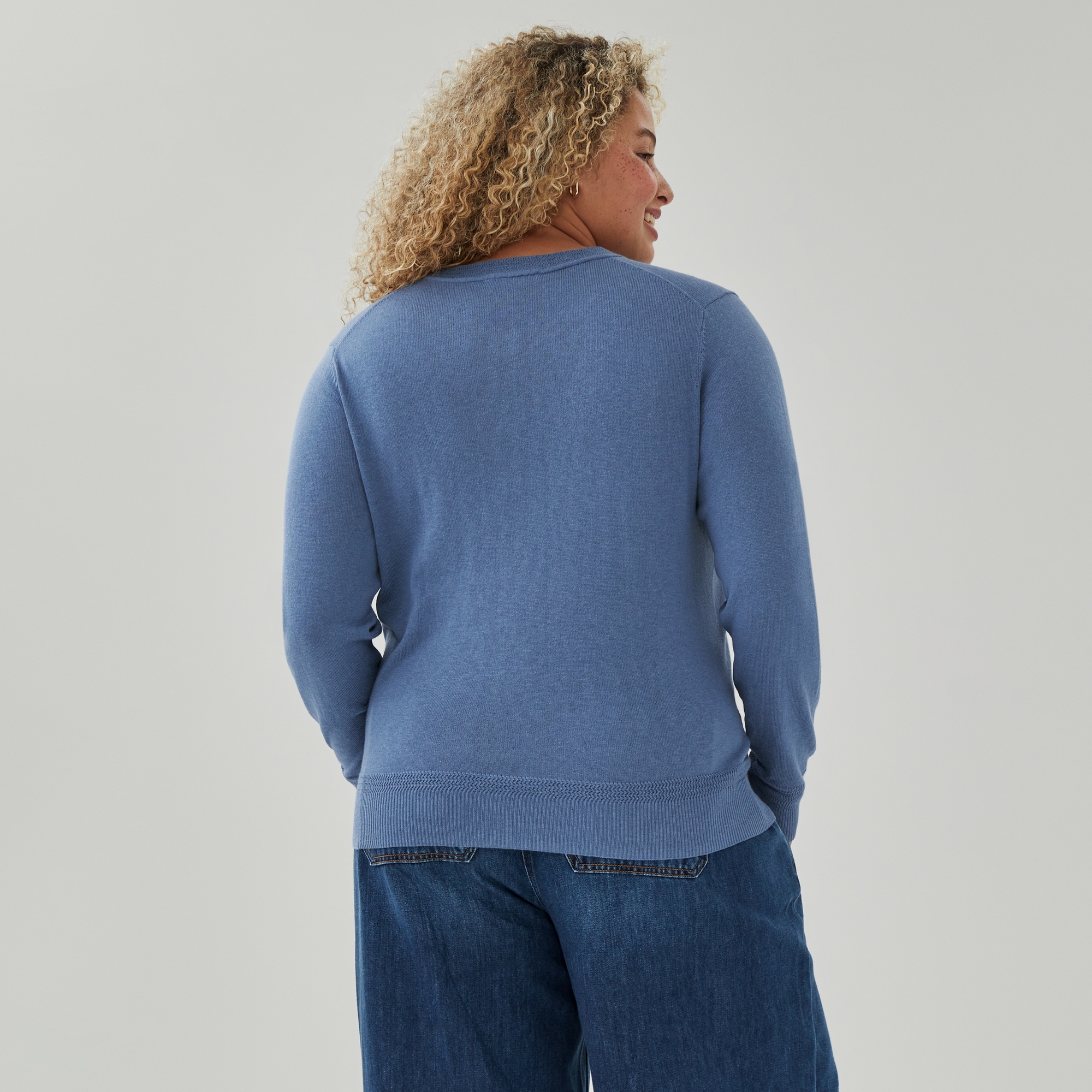 Women+ Crewneck Cardigan