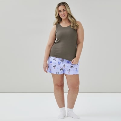 Cami de nuit soutien-gorge intégré modal Femmes+ - Brun Foncé