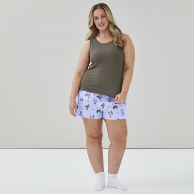 Cami de nuit soutien-gorge intégré modal Femmes+ - Brun Foncé