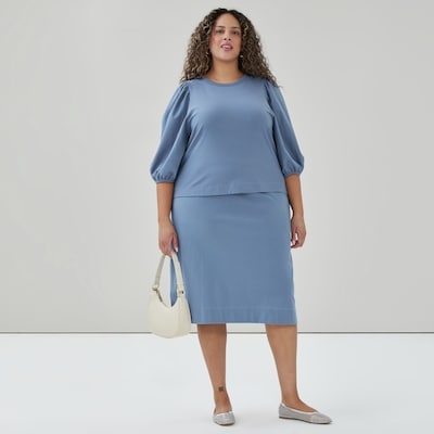 Joe Fresh Haut à manches bouffantes en coton épais Femmes+ 1 ea, 25,00 $/1ch