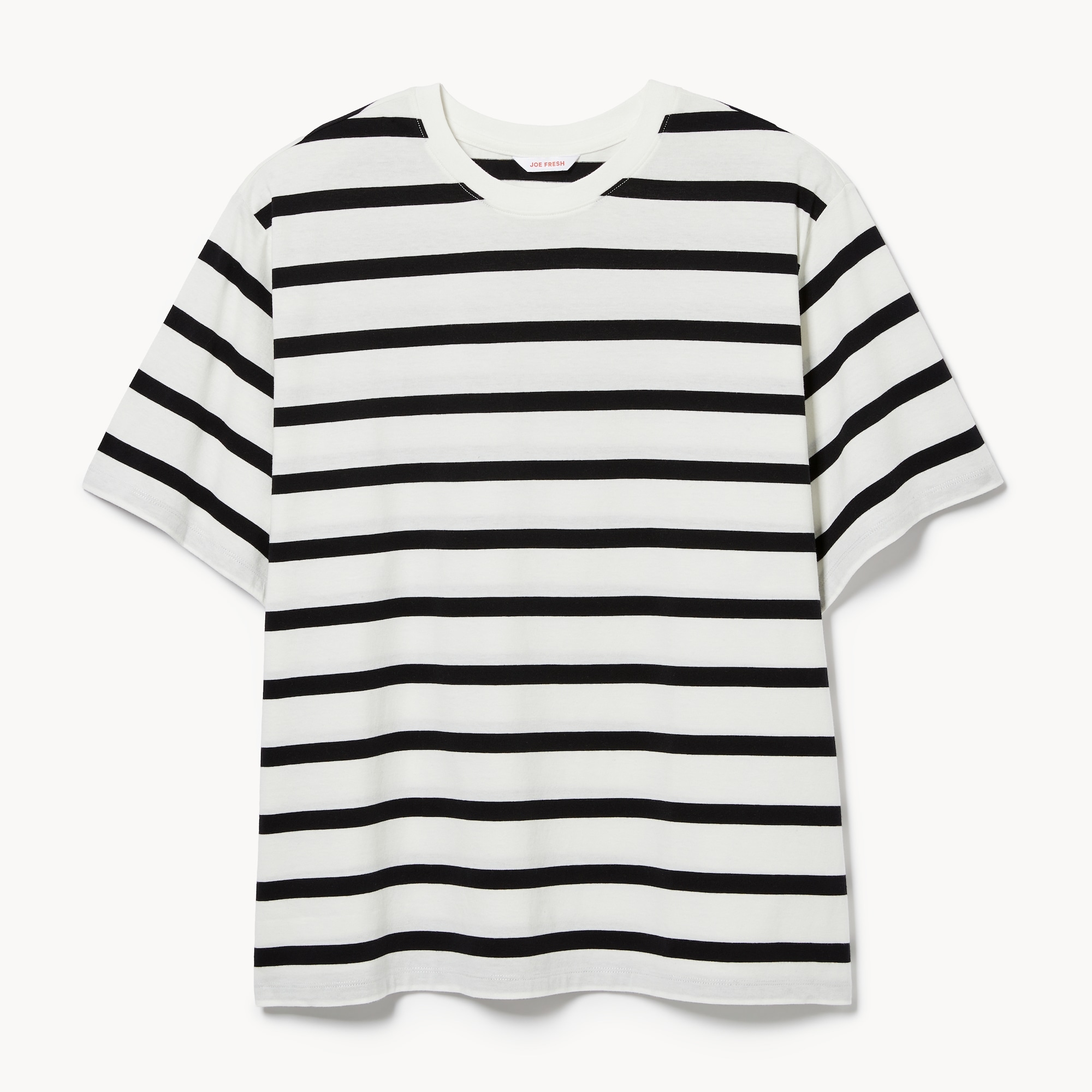Women+ Oversized Striped Cotton T-Shirt