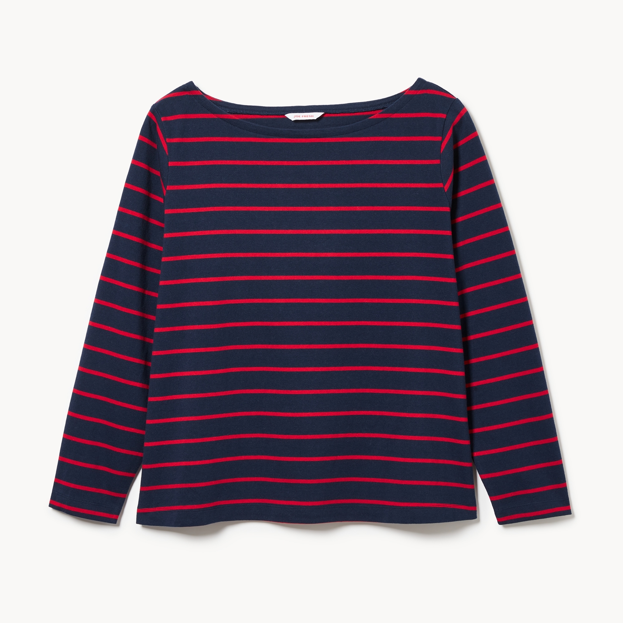 Women+ Boat Neck Long Sleeve in Navy from Joe Fresh