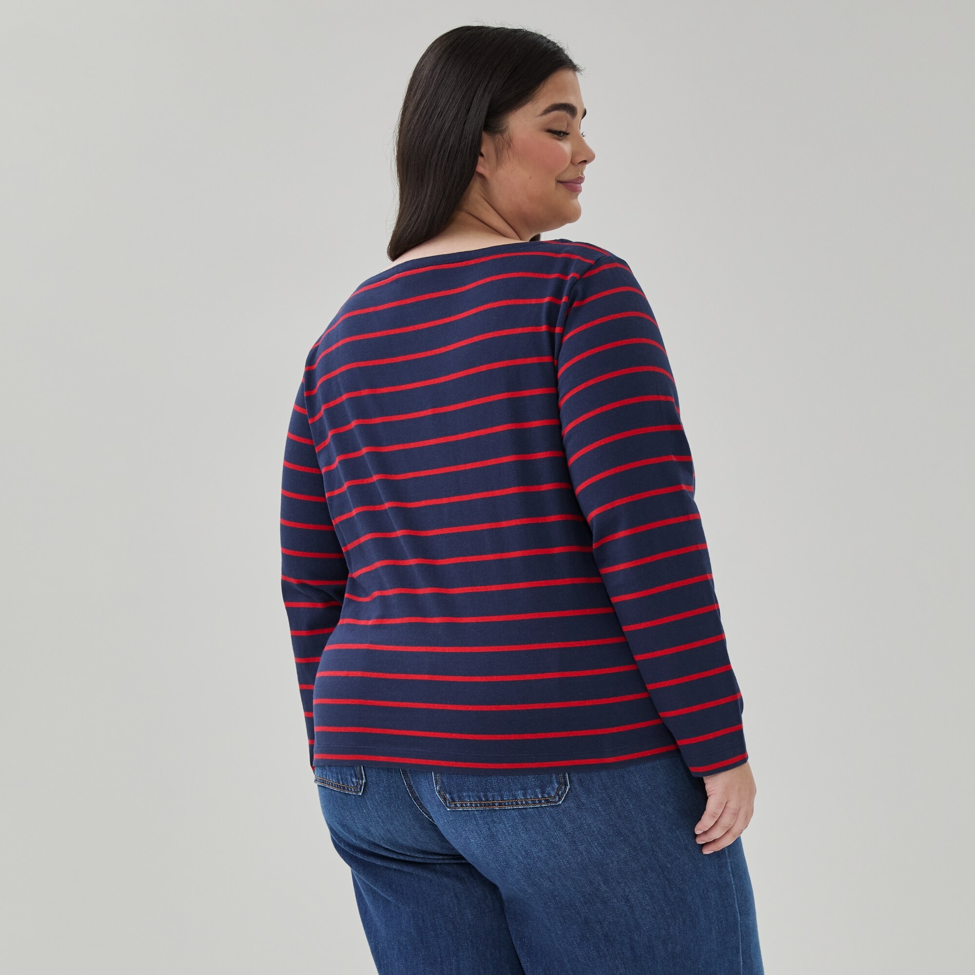 Women+ Boat Neck Long Sleeve