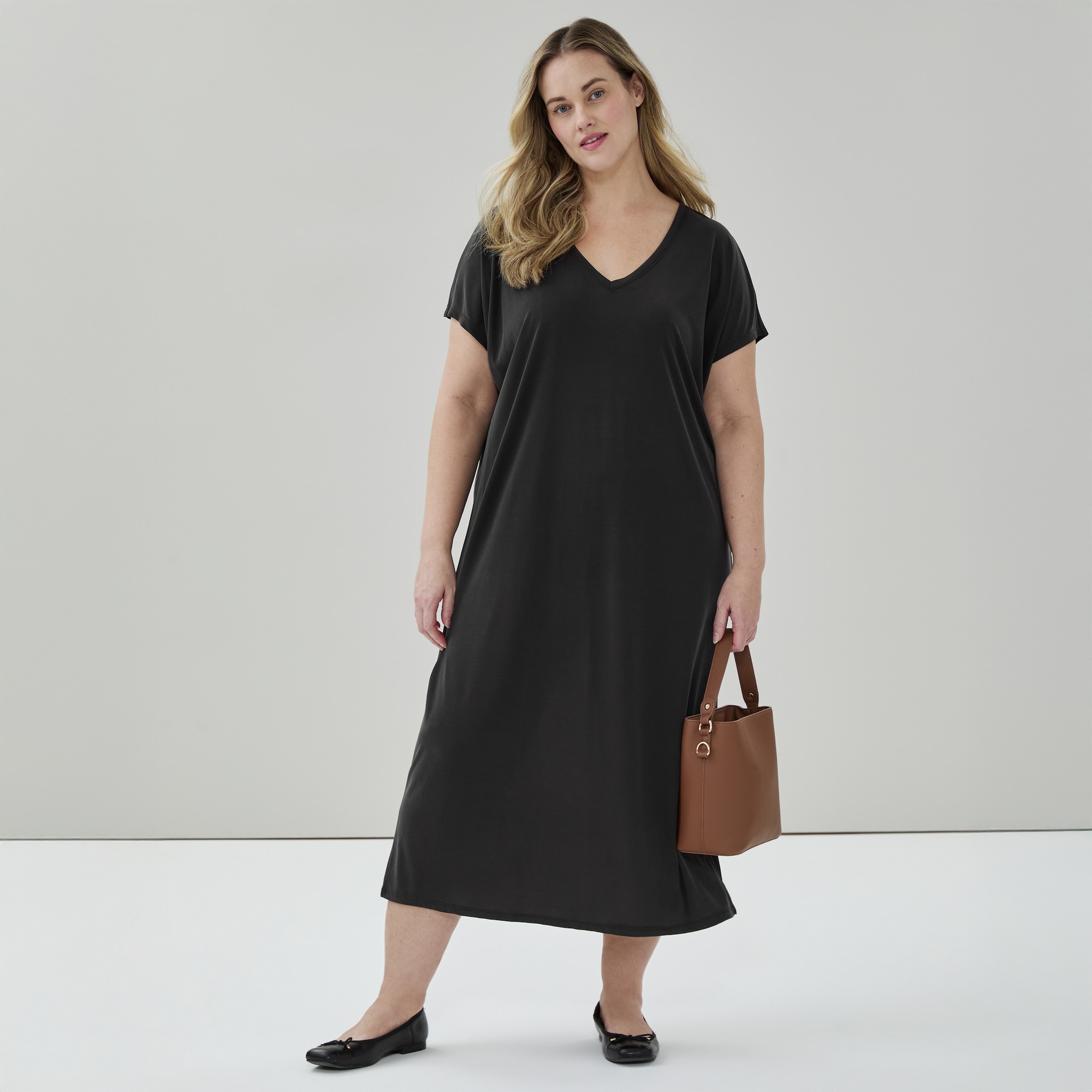Women+ Sand Wash Short Sleeve Dress