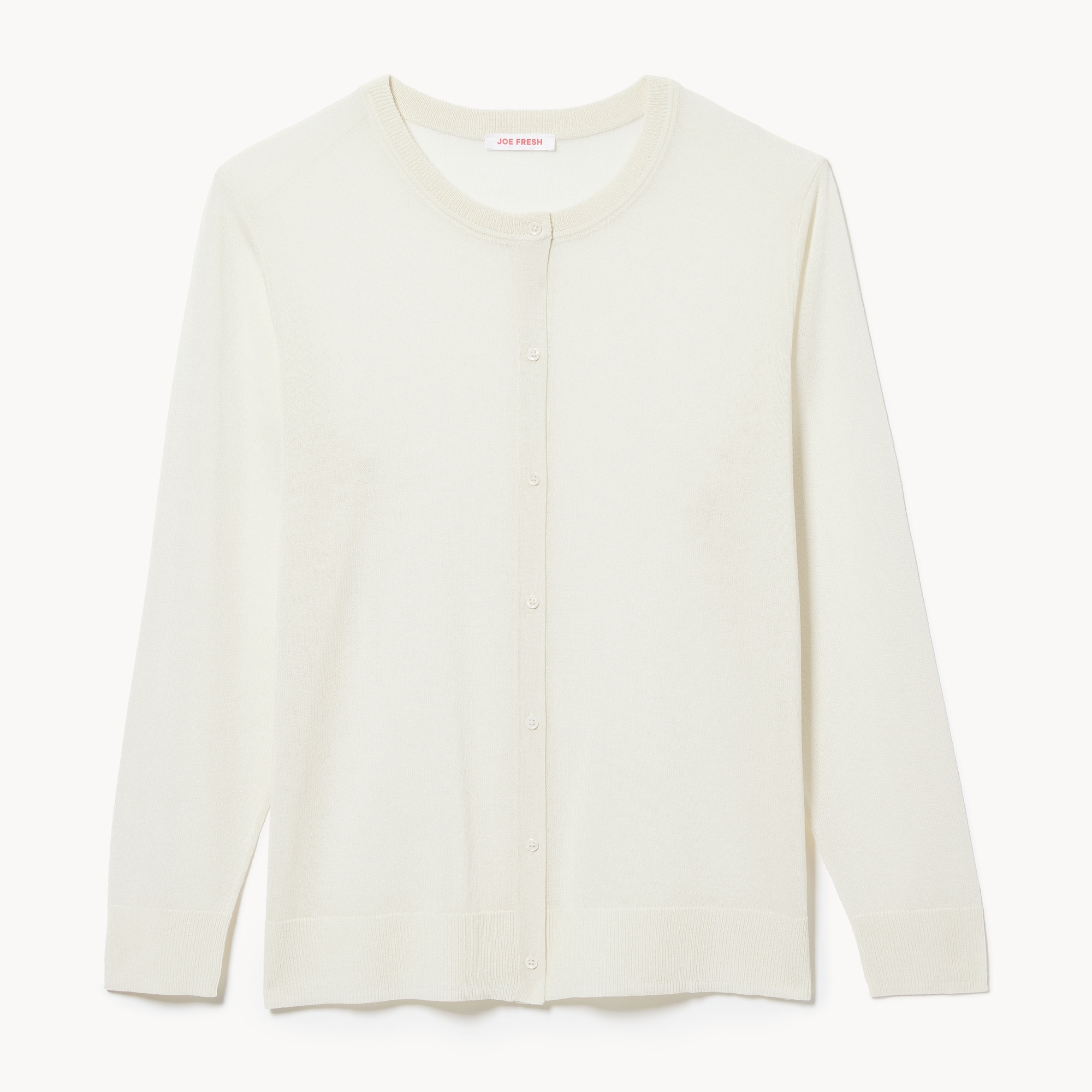 Women+ Sheer Cardigan in Off White from Joe Fresh