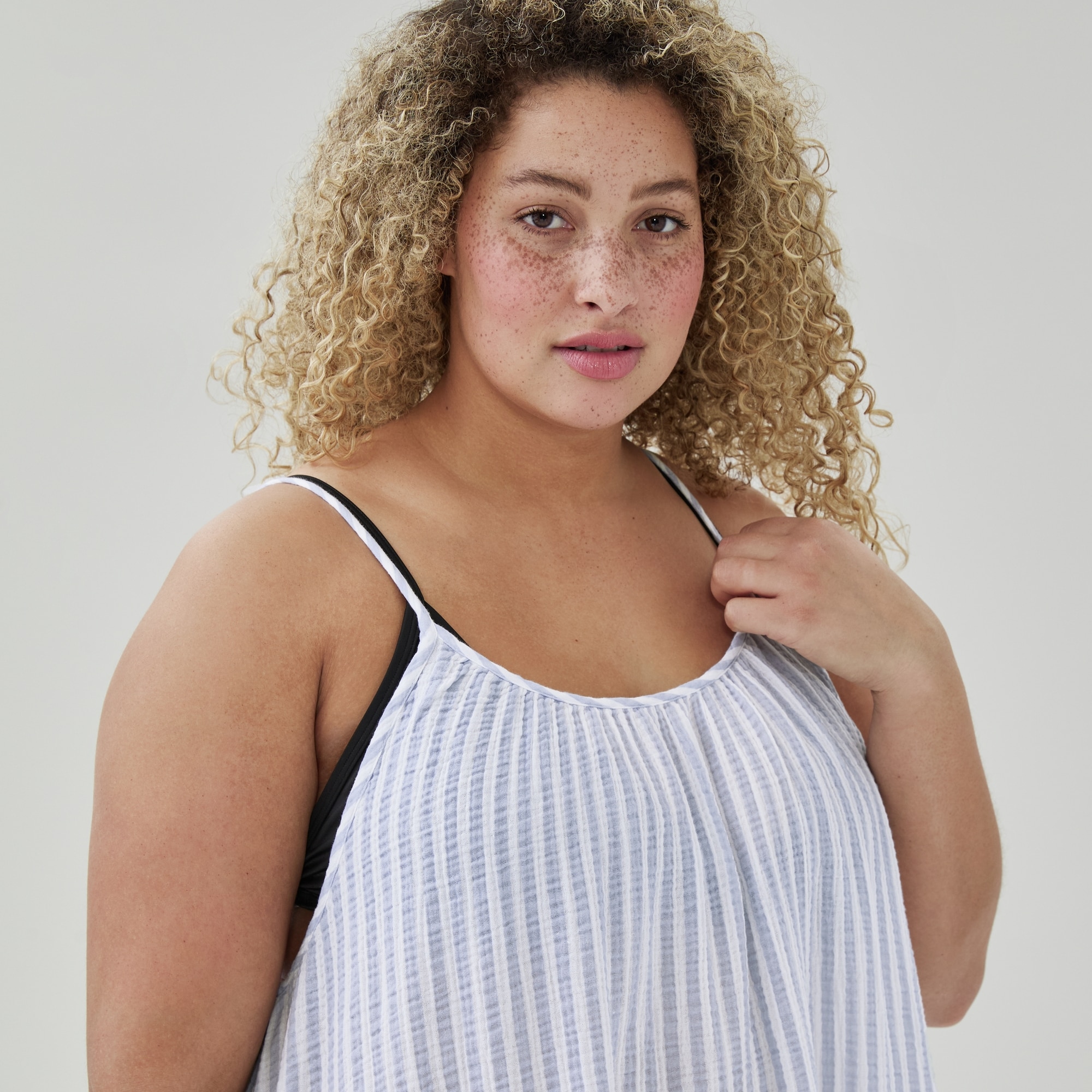 Robe maxi cache-maillot de bain en gaze Femmes+