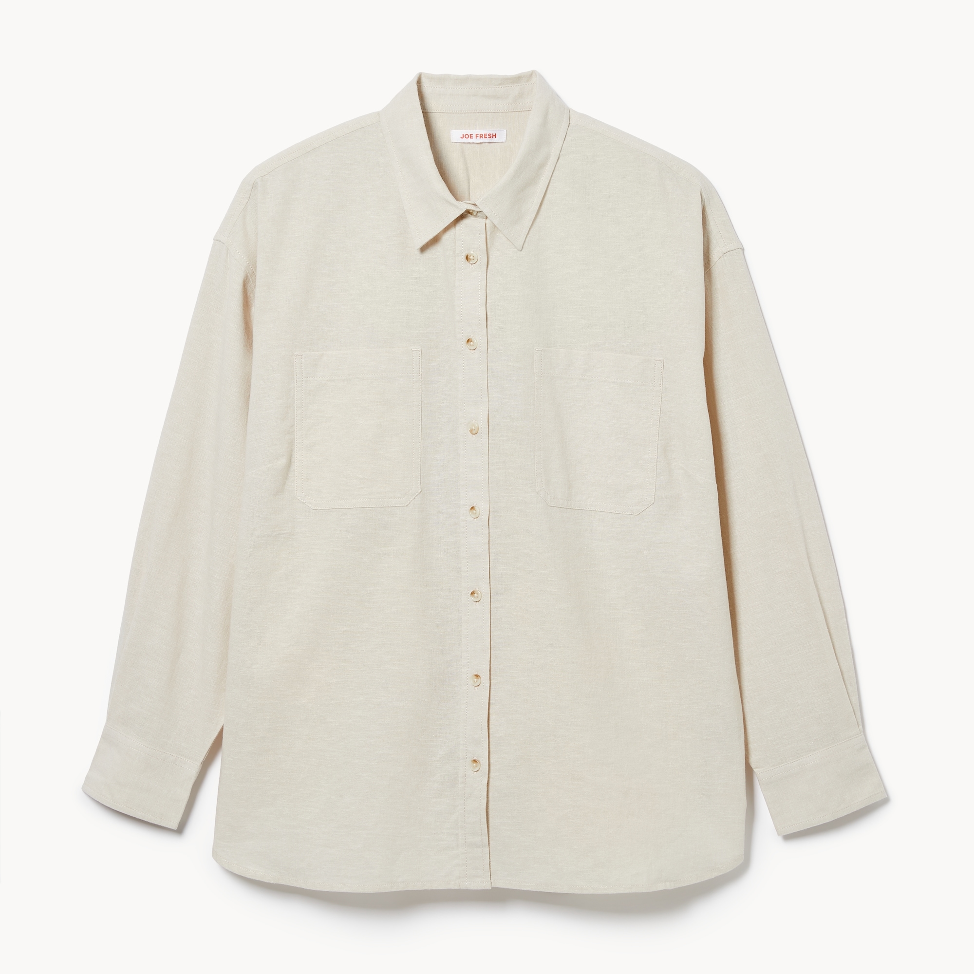 Women+ Linen Cotton Oversized Shirt