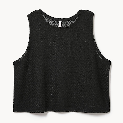 Women+ Organic Cotton Tank in JF Black from Joe Fresh
