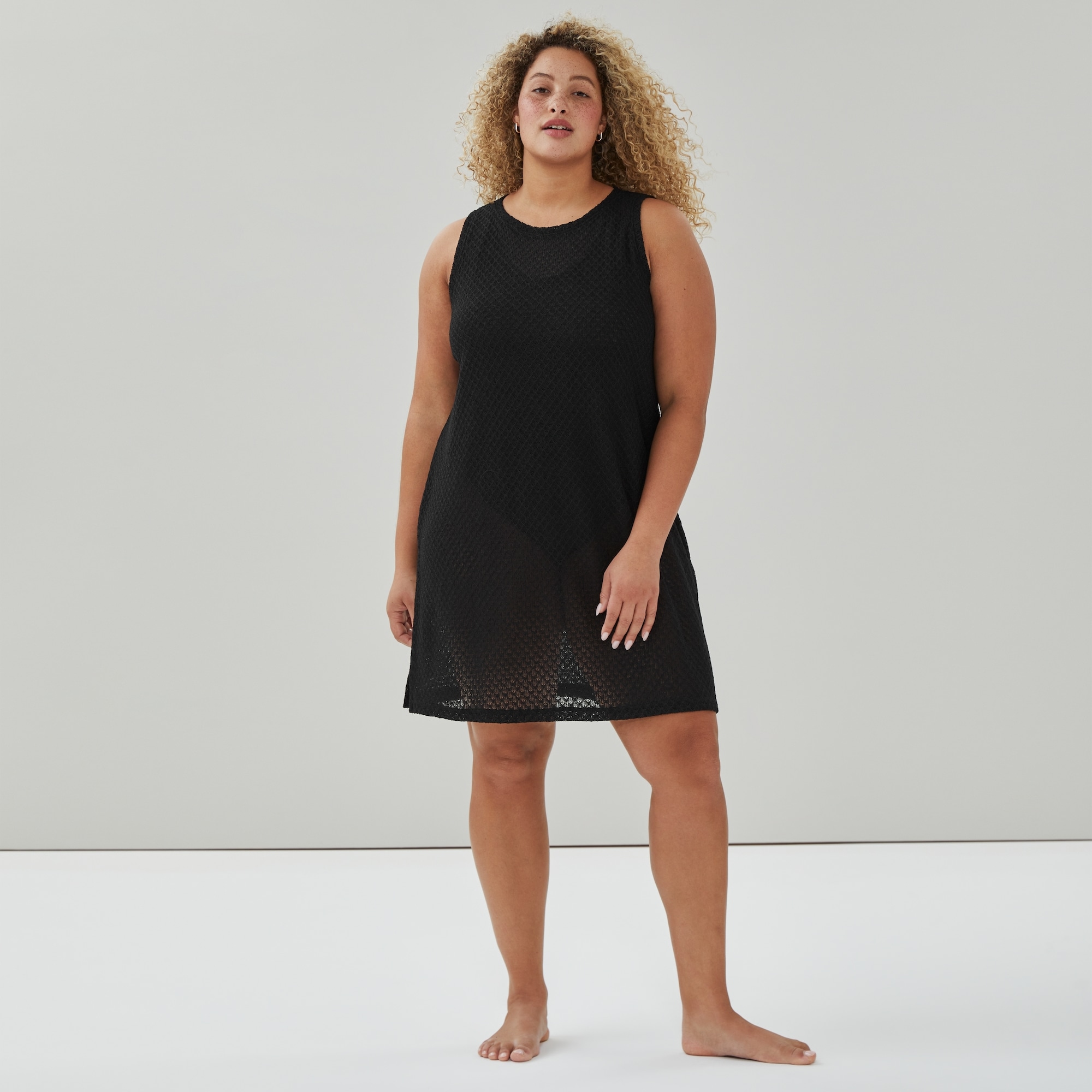 Women+ Crochet Coverup Dress