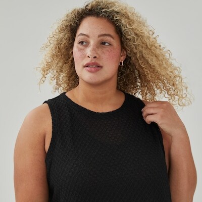 Robe cache-maillot crochetée Femmes+ - Noir