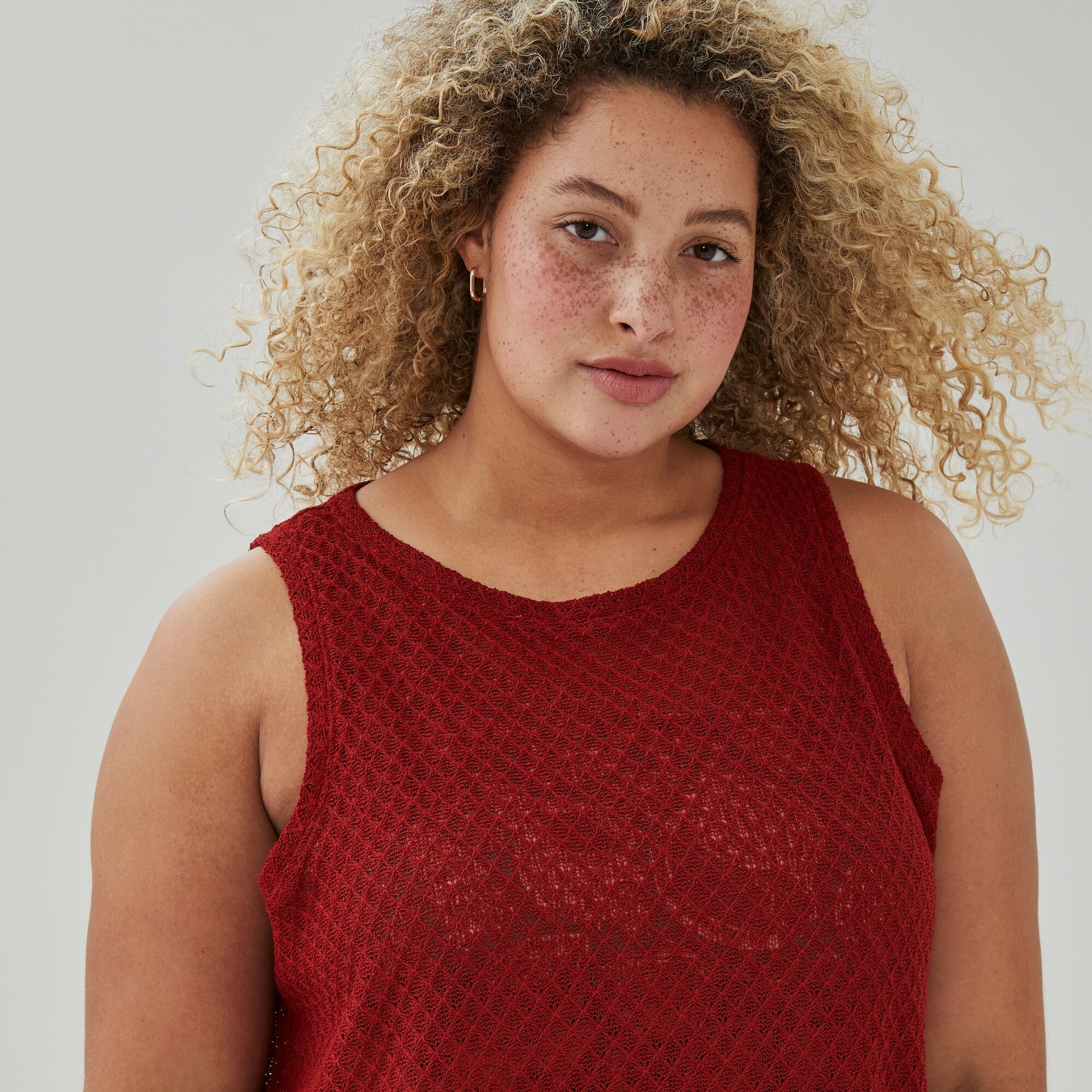 Robe cache-maillot crochetée Femmes+