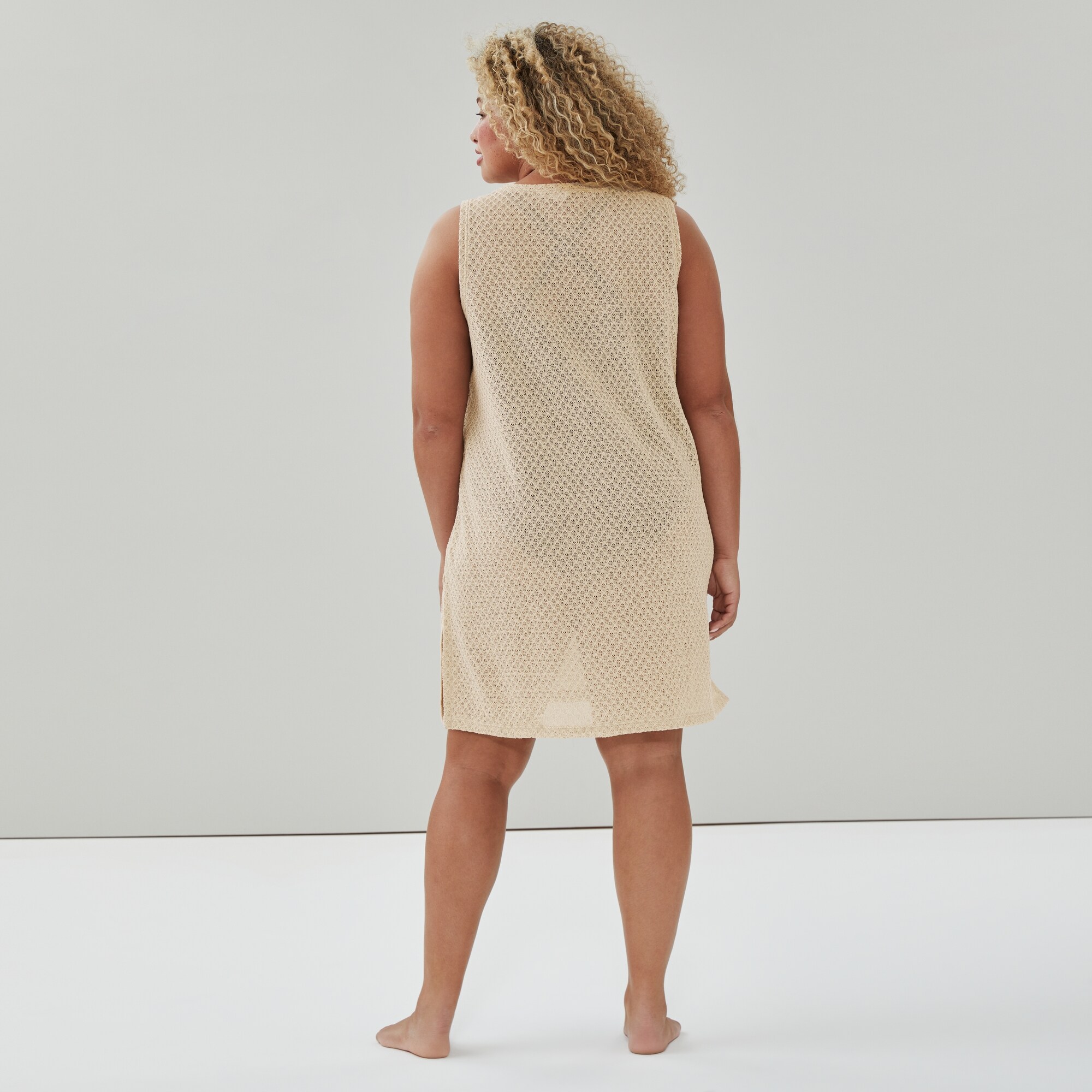 Robe cache-maillot crochetée Femmes+
