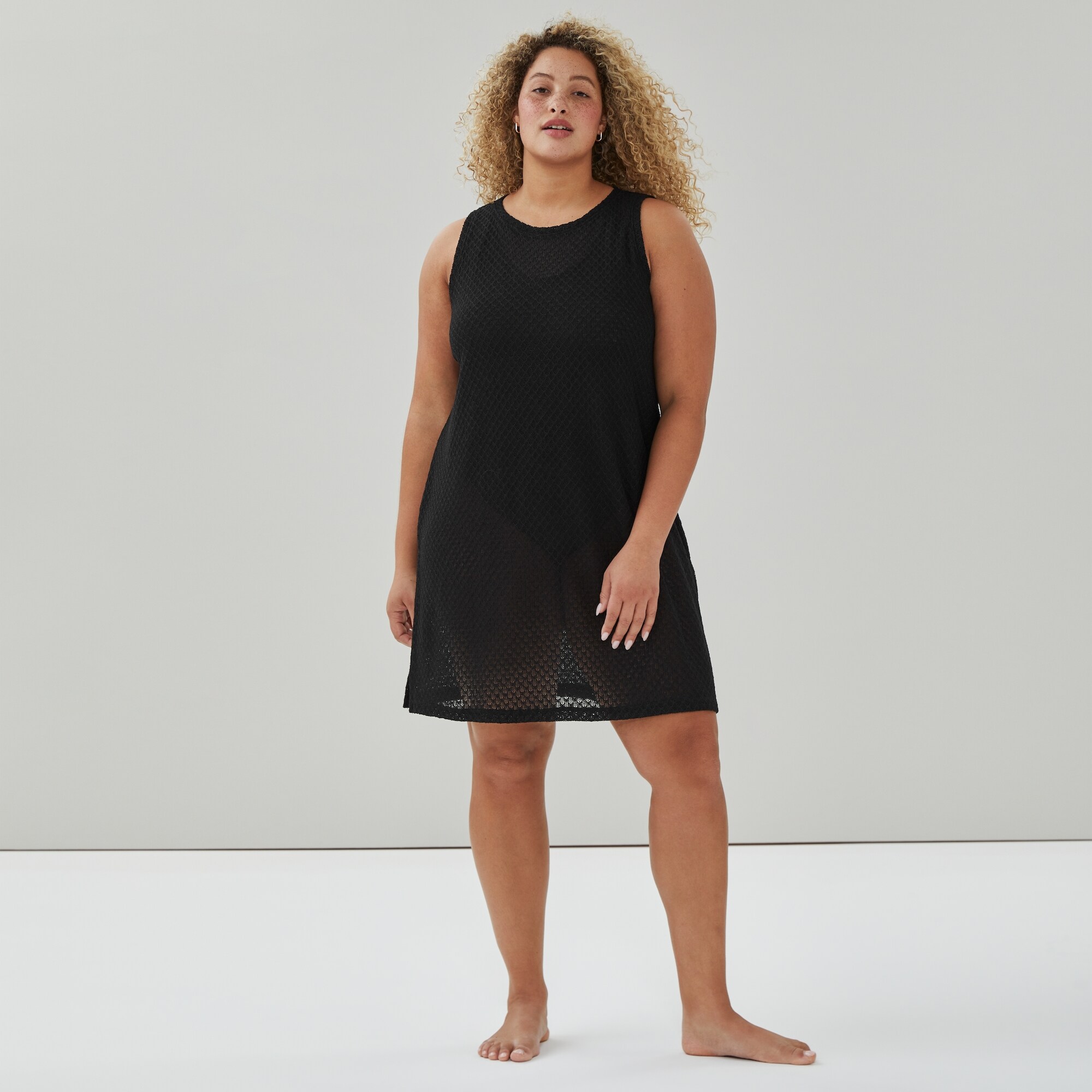 Robe cache-maillot crochetée Femmes+