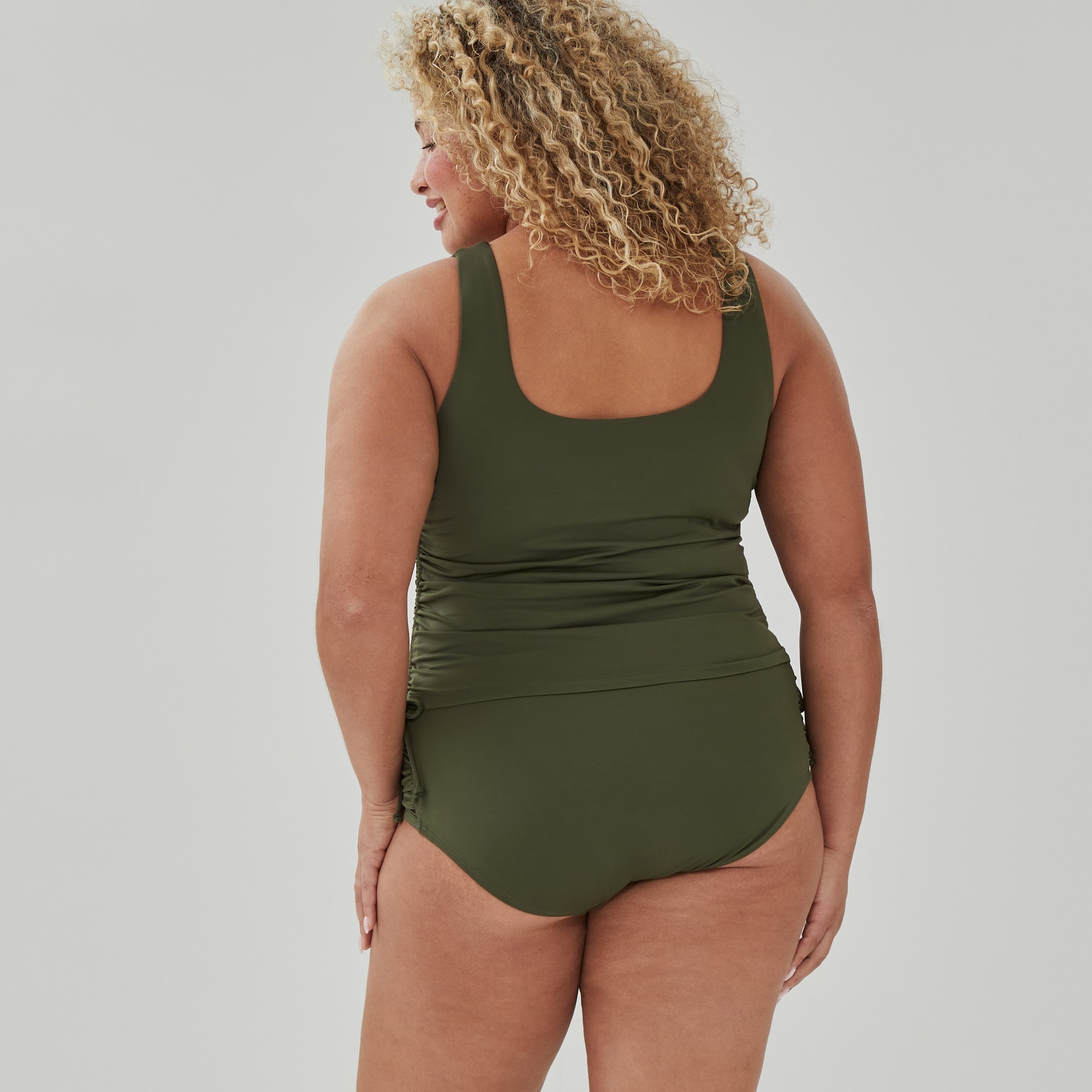 Women+ Side Cinched Tankini