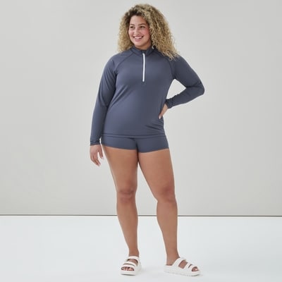 Joe Fresh Women+ Long Sleeve Rash Guard 1 ea, $32.00/1ea