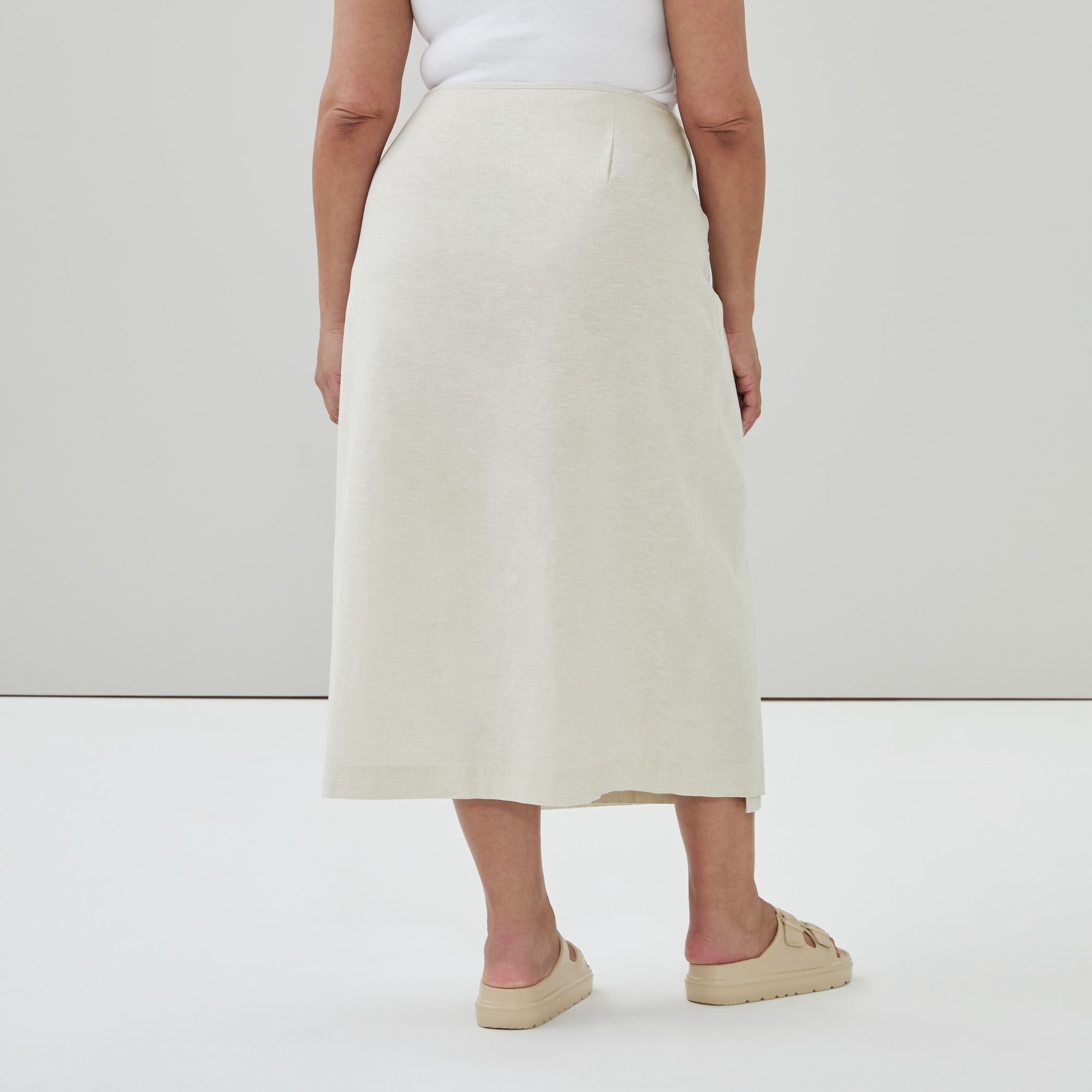 yoli cotton tight skirt オフホワイト Yoli / Cotton tight skirt / O