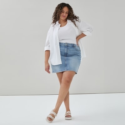 Joe Fresh Minijupe en denim Femmes+ 1 ea, 35,00 $/1ch