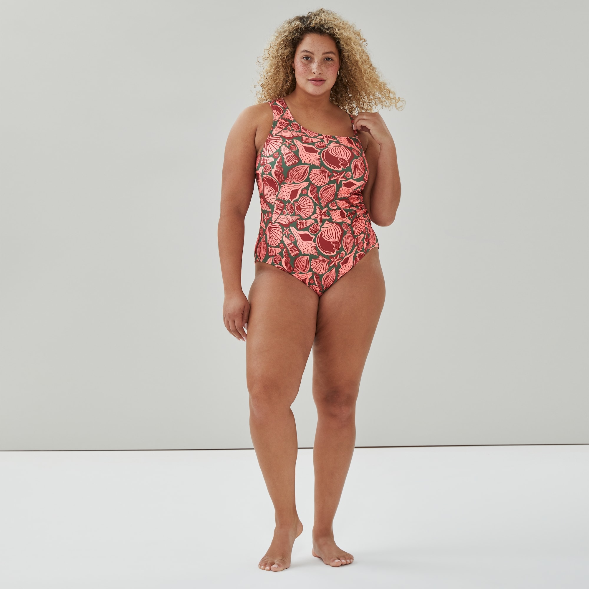 限定お値下げです！ONE SHOULDER SEPARATE SWIMWEAR s6wp068193_green_on_figure_for