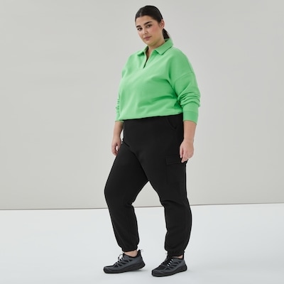 Pantalon de jogging cargo sport Femmes+ - Noir