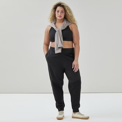 Women+ Active Soft Knit Jogger - Black