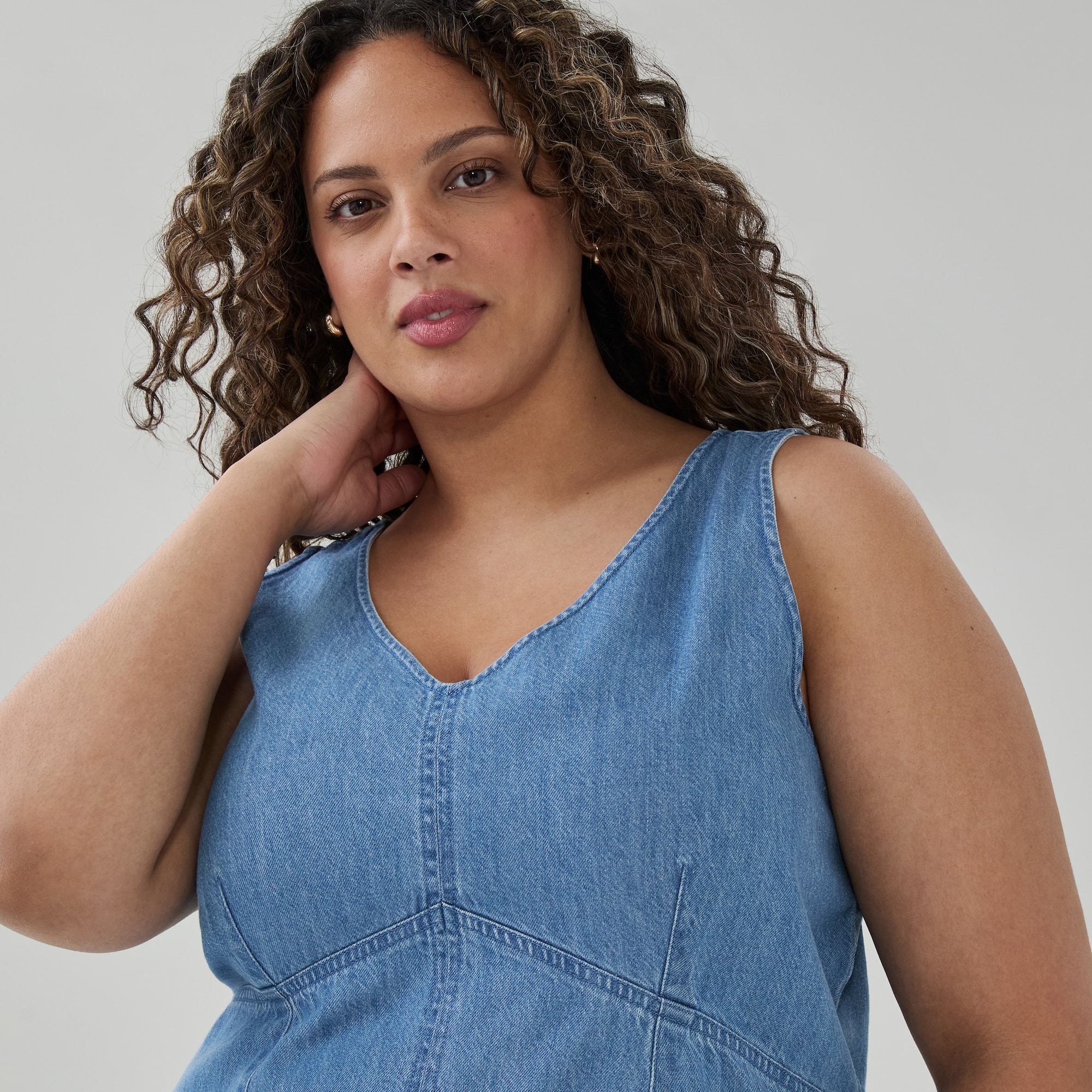 joe fresh denim dress JOE FRESH, Talla M, 8,300