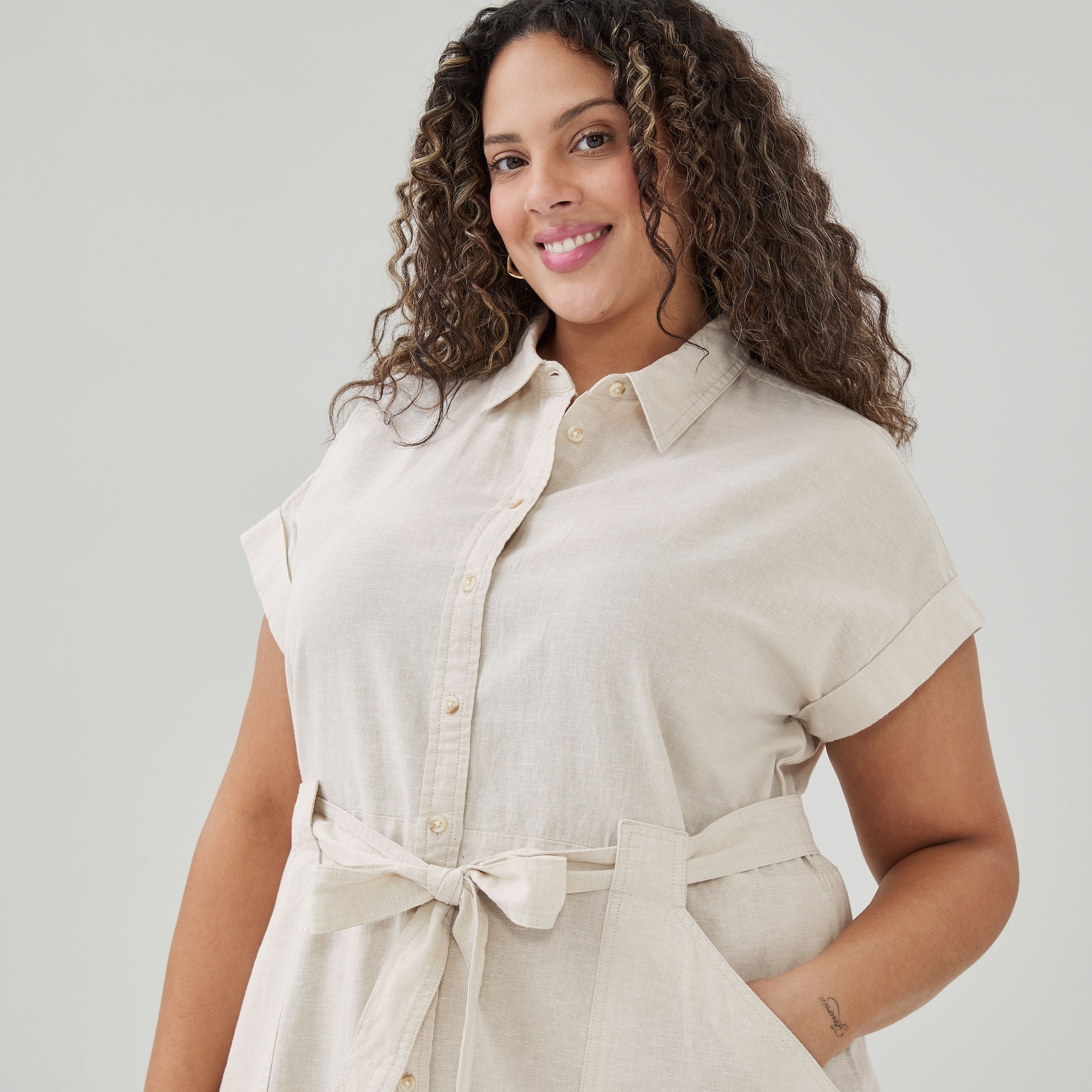 chinese dress ladies Jillian Harris/Joe Fresh Sunshine Dress Sz M  The Clover Co