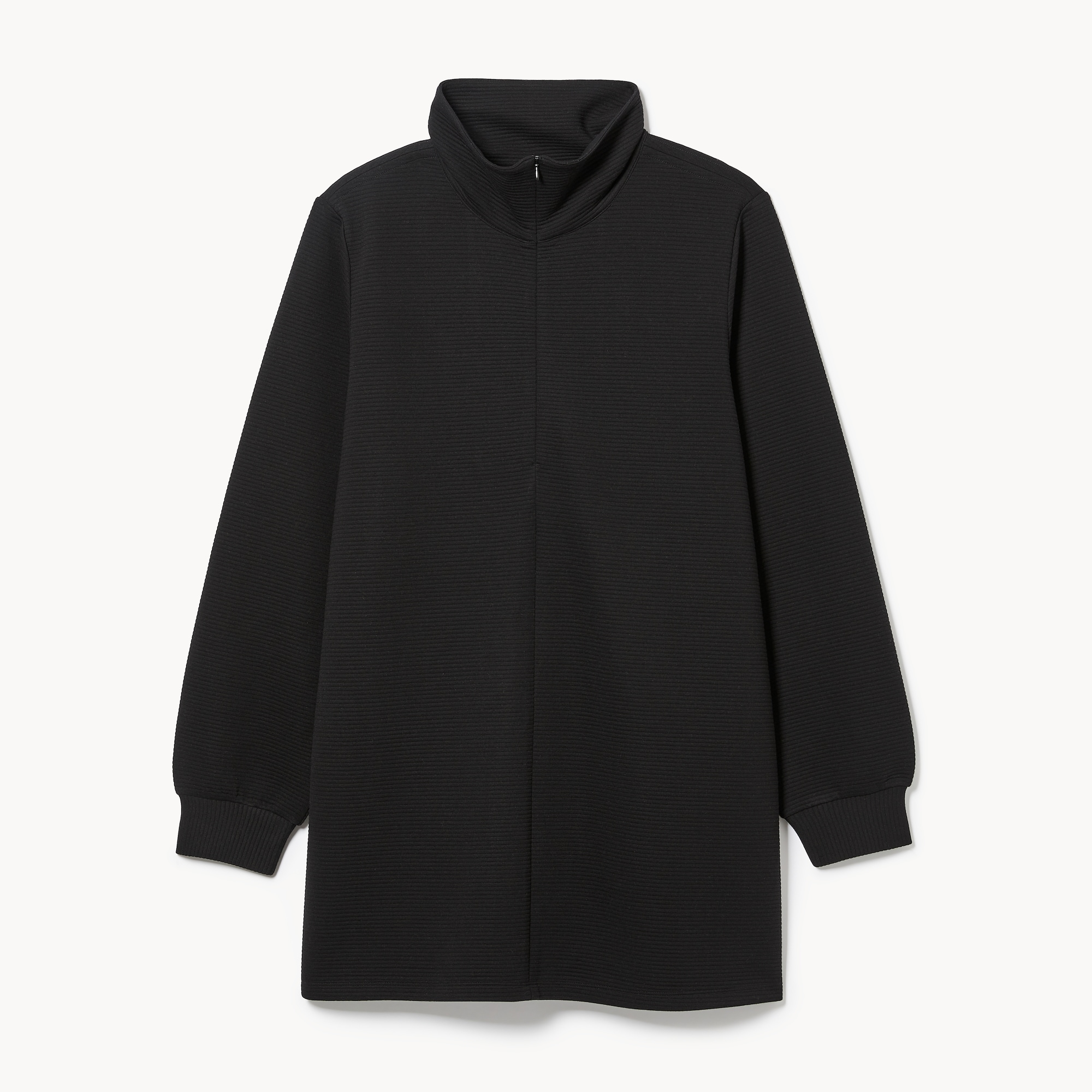 Women+ Active Quarter-Zip Pullover in Black from Joe Fresh