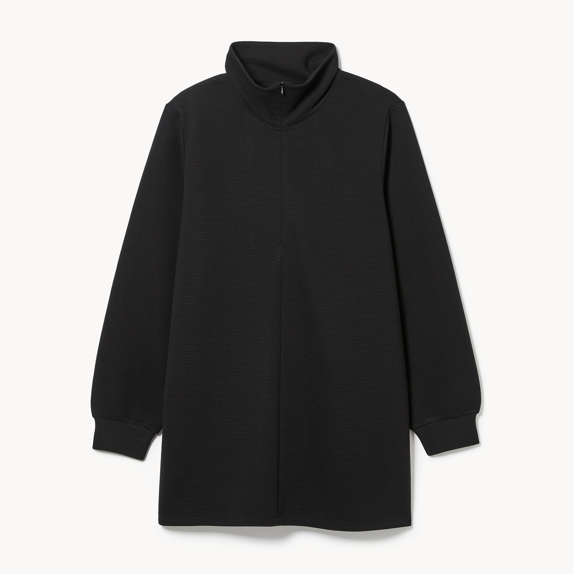 Women+ Active Quarter-Zip Pullover in Black from Joe Fresh