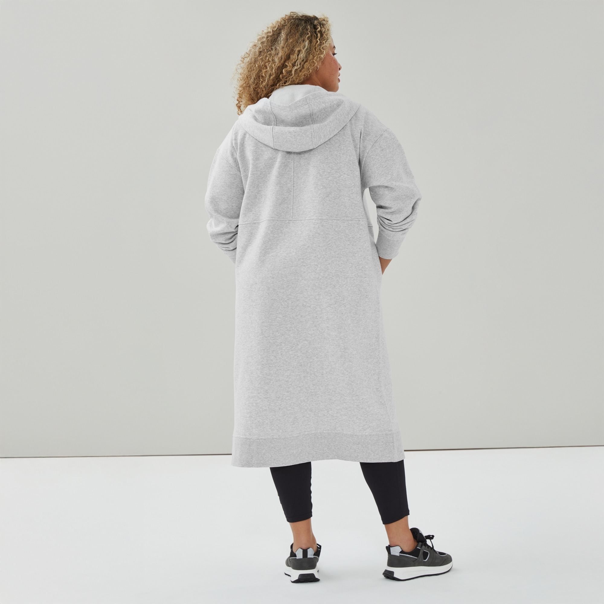 Women+ CozyFleece Long Hooded Jacket
