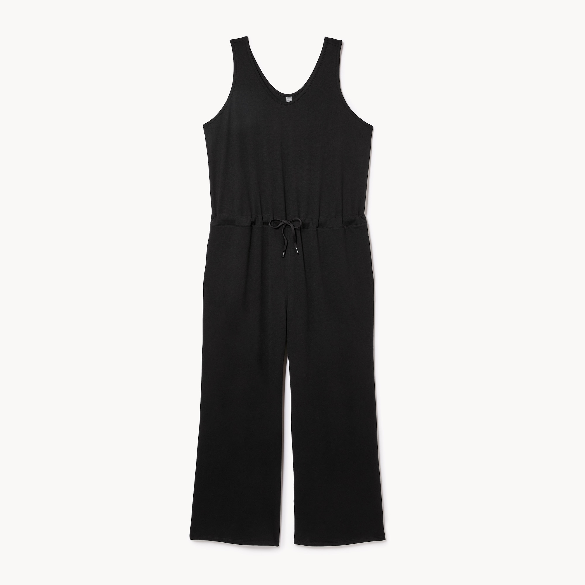 Women+ Active Micro French Terry Jumpsuit in Black from Joe Fresh