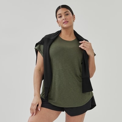 Joe Fresh T-shirt à manches roulées Femmes+ 1 ea, 25,00 $/1ch