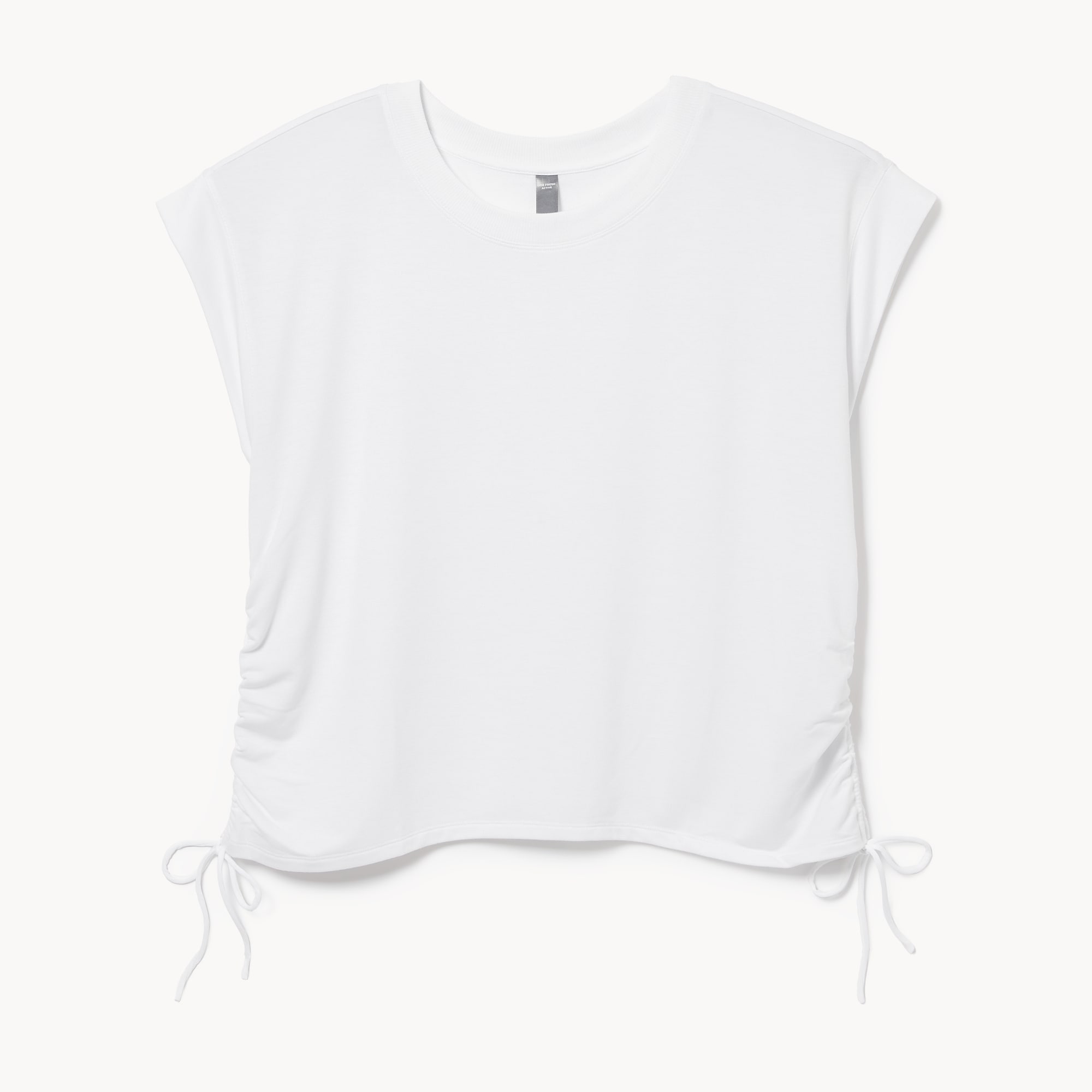 Women+ Micro French Terry Cropped T-Shirt