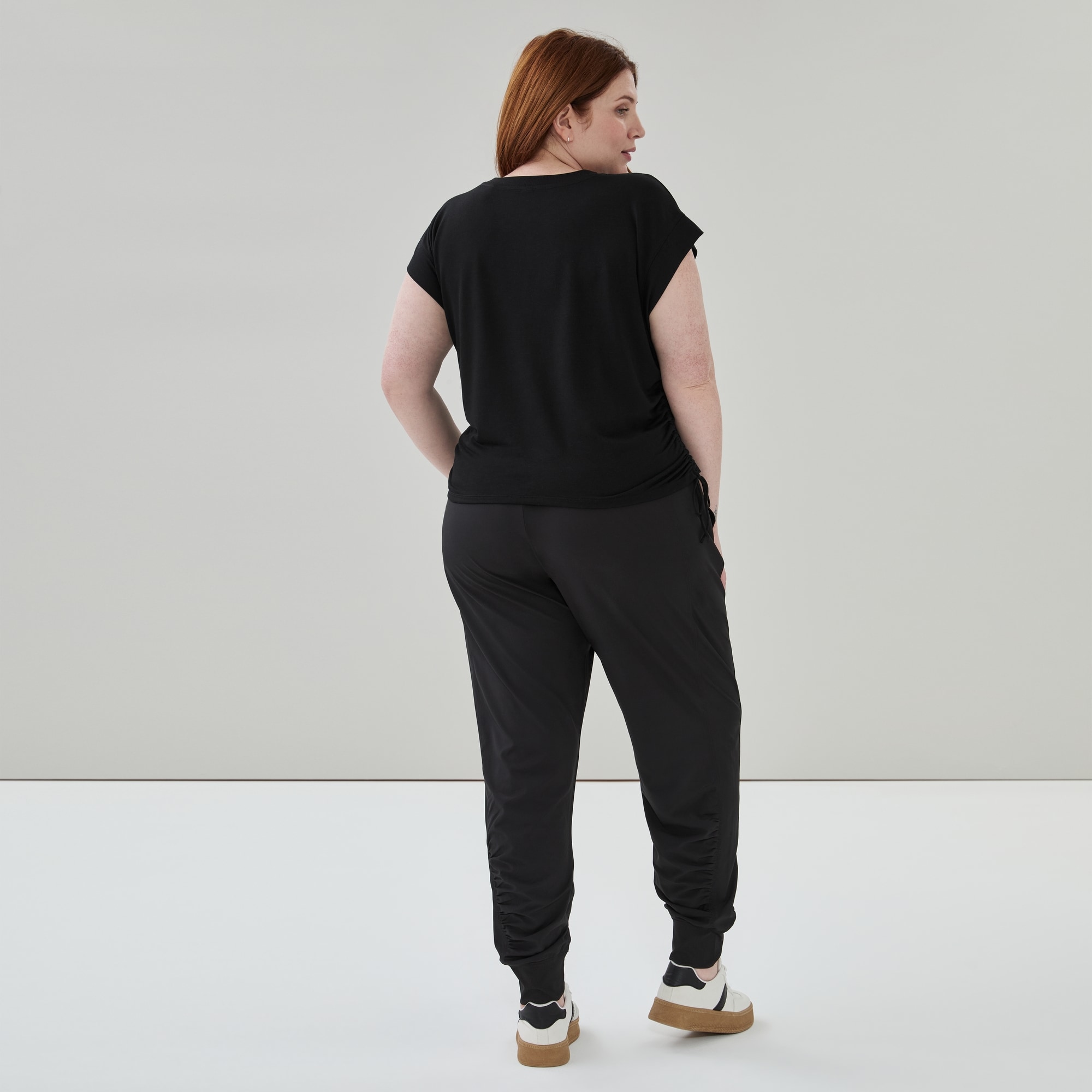 Women+ Micro French Terry Cropped T-Shirt