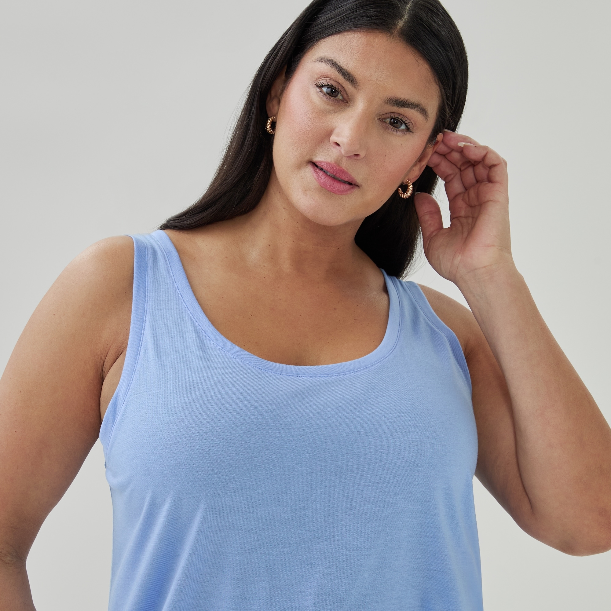Cami décontractée Femmes+ in Bleu from Joe Fresh