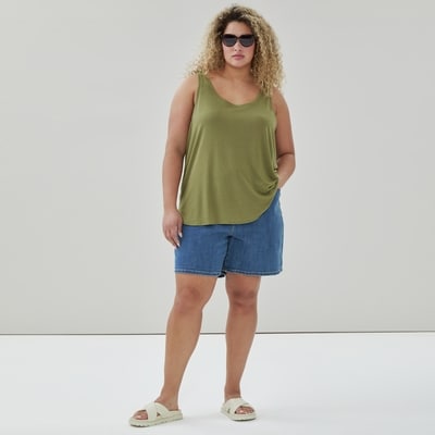 Cami décontractée Femmes+ - Olive