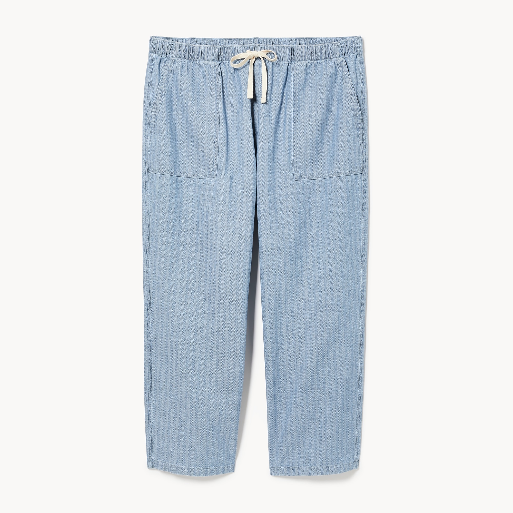 Women+ Light Wash Pull-On Utility Pant